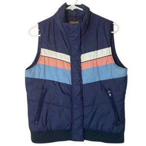 Gadzooks Classic Vintage Style Puffer Jacket Vest Size Large
